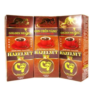 HAZELNUT C7黄色貂皮咖啡咖啡盒